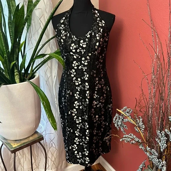 white lace midi dress australia Lorde Midi Dress - White Lace Sequin main image 1